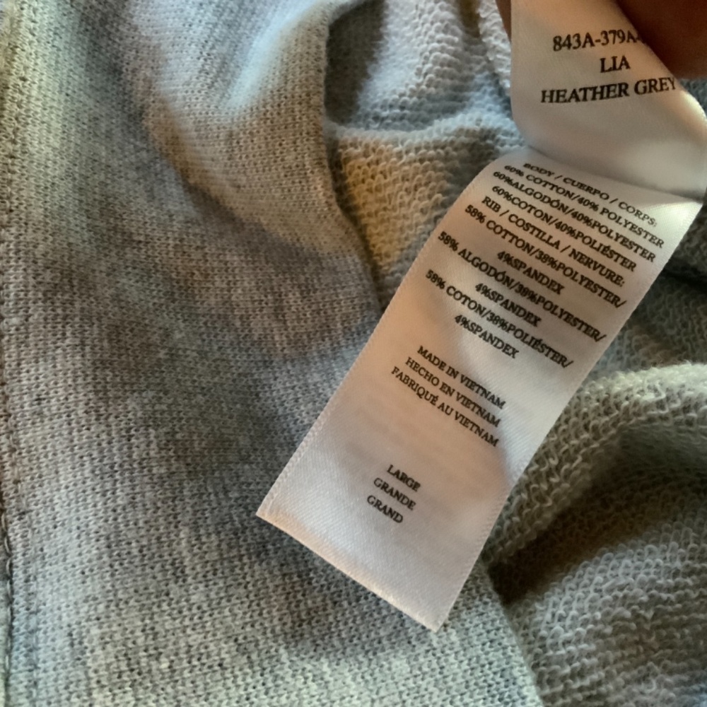 RAILS short sleeve sweatshirt//nice cond/L - Picture 5 of 6